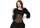 Premium Leather Under Bust Corset Top by Corset Vogue