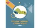 Yellow Thermal Labels 4x6 – High-Visibility Mailing Label Rolls for Shipping