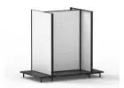 White Gondola Shelving for Organized Retail Displays
