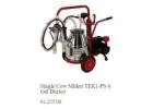 Portable cow milking machine
