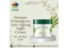 Biotique Wheatgerm Anti-Ageing Night Cream for All Skin Type