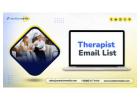 Acquire a verified Therapist Email List business contacts for your campaigns