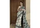 Which sarees go well with crop tops?