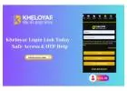 Kheloyar Login Link Today – Safe Access & OTP Help