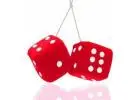 Shop Custom Fuzzy Dice at wholesale prices for Accelerate Playful Branding
