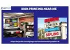 Your business promotion can get a major boost through the best sign printing near me in California