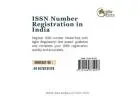 Trusted ISSN Number Registration in India – Agile Regulatory