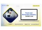 Purchase a conversion‑ready Food and Beverage Industry Email List contact database