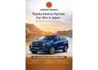 Luxury Toyota Innova Hycross Car Hire in Jaipur