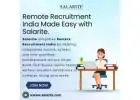 Remote Recruitment India Made Easy with Salarite.