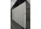 Portable Pipe and Drape Frame for Wedding Event Backdrops