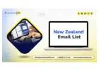 Acquire a high‑quality New Zealand Email List email list for your campaigns