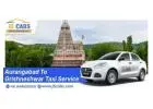 Aurangabad to Grishneshwar Distance Cab Reliable Travel with JB Cabs