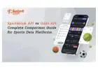 Sports Data Feed API for Real-Time Sports Platforms