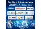 Top Medical Manufacturing Companies You Should Know