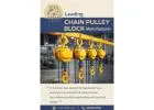 Leading Chain Pulley Block Manufacturer V-talhoist