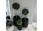 Decorative Artificial Topiary Balls and Trees for Elegant Garden Styling