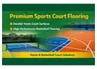 premium flooring tennis court and basketball court