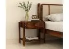 Compact Bedside Table for Small Bedrooms with Maximum Utility