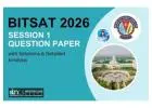 BITSAT 2026 Session 1 Question Paper