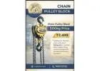 Get the Best Price on 500kg Chain Pulley Block – Order Now