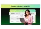 Searching for Gems & Jewelry Email List in US & UK Markets?