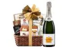 Thoughtful wine gift basket for coworkers