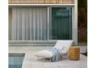 Elegant Seville Honey Tile Side Table for Designer Outdoor Spaces