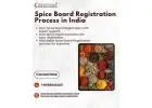 Online Spice Board Certificate Registration
