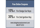 Dodge Key Replacement