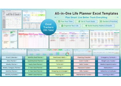 Excel Templates & Digital Budget Planner