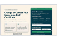 Birth Certificate Name Change: Complete Guide to Name Correction and Online Process