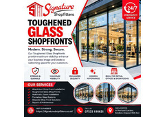 Toughened Glass Shopfronts