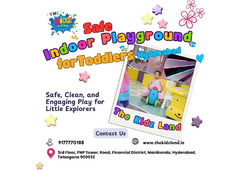 Safe Indoor Playground for Toddlers Hyderabad | The Kidz Land Financial District
