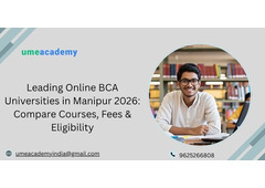Leading Online BCA Universities in Manipur 2026: Compare Courses, Fees & Eligibility