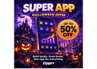 Halloween Sale: Launch Your Super App in Indonesia | White Label Ride, Food and Parcel Platform